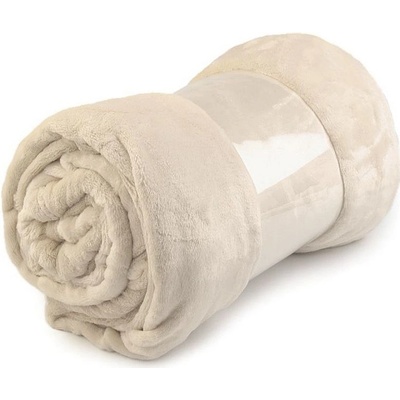 Stoklasa deka Coral fleece béžovobílá 150x200