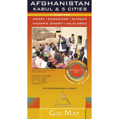 mapa Afghanistan 1:2 mil. geographical