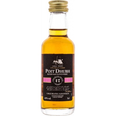 Poit Dhubh Blended Malt Whisky 12y 43% 0,05 l (holá láhev)
