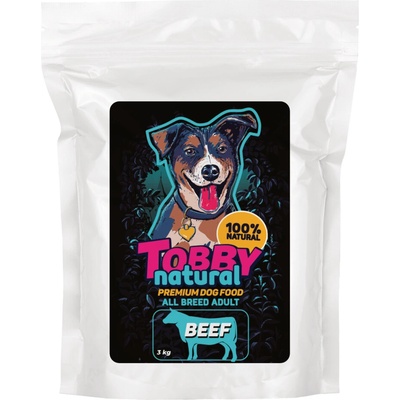 Tobby Natural Adult Dog Beef 3 kg