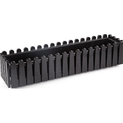 Serinova SERINOVA-Саксия за балкон "Istanbul" 75.5x17xh19cm 14L ЧЕРНА (IB03) (0150336)