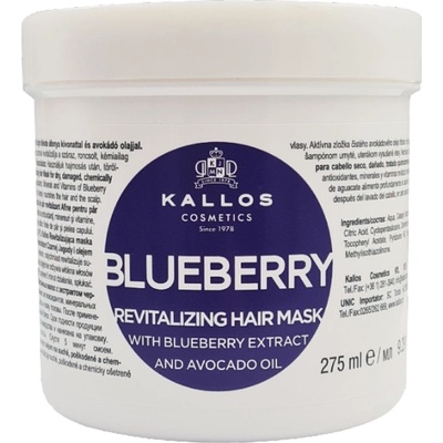 Kallos KJMN Blueberry Revitalizing Hair Mask 275 ml