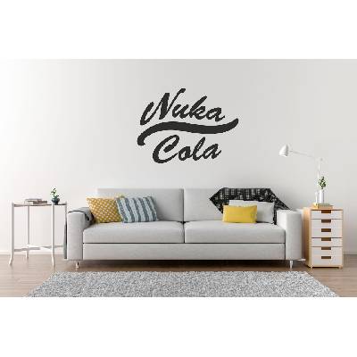 Lepy Samolepka na stenu Fallout - Nuka Cola Farebná varianta: Mätová zelená, Velikost (šírka x výška): l20x87cm