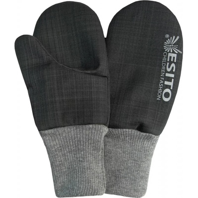 ESITO Zimní palcové rukavice softshell s beránkem navy blue – Zboží Dáma