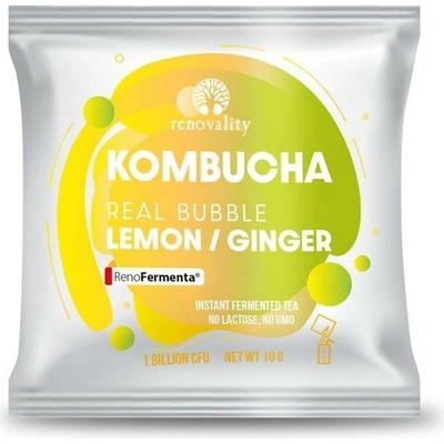 Renovality Kombucha Real Bubble Lemon Ginger 1 x 10 g