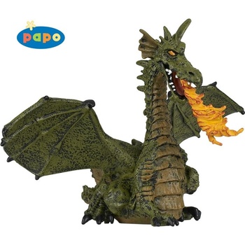 Image 1 of Papo - Фигурка крилат дракон с пламък 39025