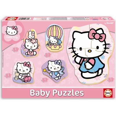Educa 5v1 Hello Kitty 3-5 dílků