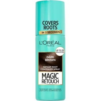L'Oréal L'Oréal Magic Retouch Спрей за коса, 2 Dark Brown, 75 ml