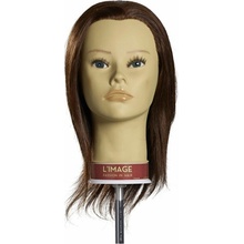 L´image Cvičná hlava tmavá blond Limage Steffi 25 cm