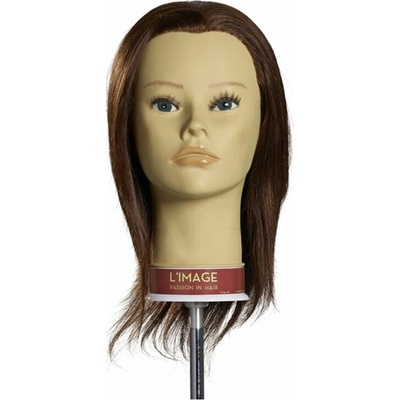 L´image Cvičná hlava tmavá blond Limage Steffi 25 cm