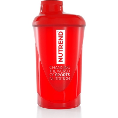 Nutrend Šejkr červený 600ml.