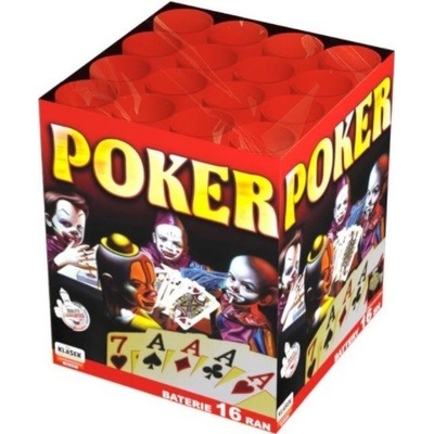 Poker kompaktní ohňostroj 16 ran