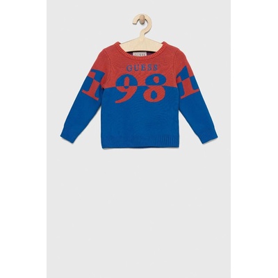 GUESS Детски памучен пуловер Guess в червено (N3RR01.Z2NN0.PPYX)