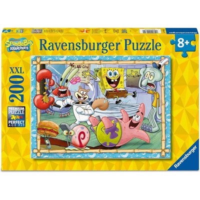 Ravensburger Пъзел Ravensburger от 200 XXL части - Спондж Боб Квадратни гащи (12004234)