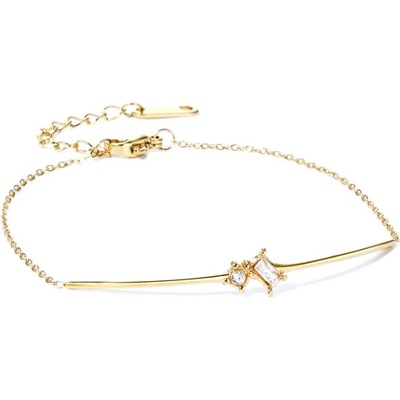 Victoria Filippi Stainless Steel ocelový náramek se zirkony Silvia chirurgická ocel E-YA-YC0202/6 zlatá