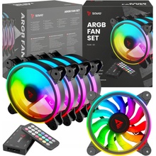Savio FAN-01 4-pack Black