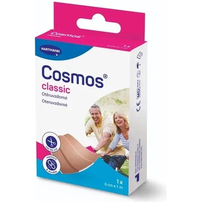 Cosmos Classic Oteruvzdorná náplasť na rany 6 cm x 1 m
