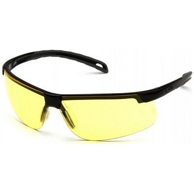 LUGERO Žluté ochranné brýle s anti-scratch a anti-fog úpravou, UV filtr