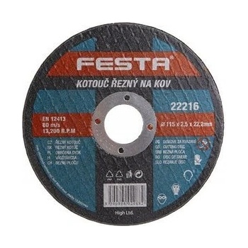 Festa Levior Kotouč řezný 180 x 1,6 x 22,2 mm 22254