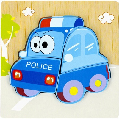 CreativeToys puzzle Polícia skladačka