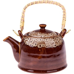 Dakls Кафяв керамичен чайник 900 ml Mottle - Dakls (JAZ354)