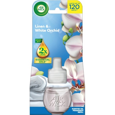 Air Wick Cotton and White Orchid do elektrického osviežovača vzduchu 19 ml