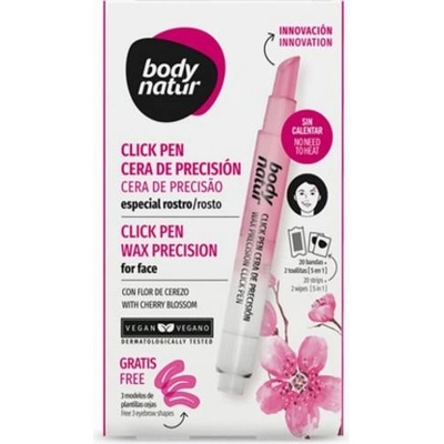 Body Natur epilační pero s voskem + 20 pásků