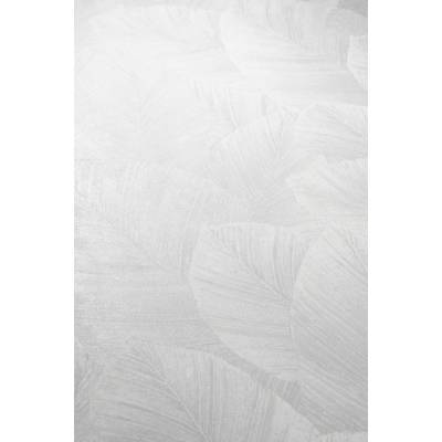 Erismann B10602-31 vliesová Lesklá tapeta s šedými a bílými listy, rozměry 10,05 x 0,53 m