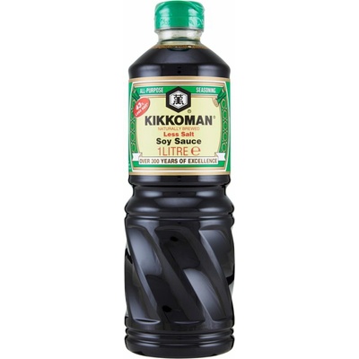 KIKKOMAN Menej soli sójová omáčka 1L zelený