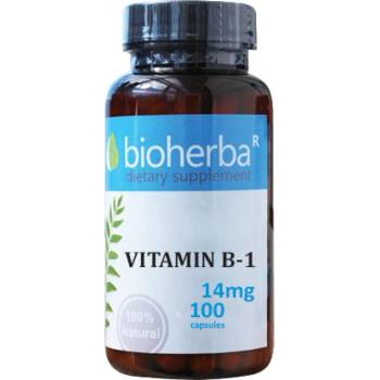 Image 1 of Bioherba Vitamin B1 14 mg [100 капсули]