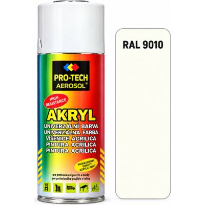 TECH Farba v spreji akrylová RAL 9010 (biela matná) 400 ml