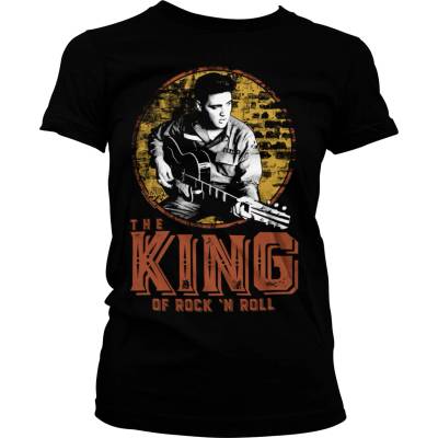 HYBRIS дамска тениска Elvis Presley - The King Of Rock N Roll - HYBRIS - RD-5-ELV001-H16-10-BK