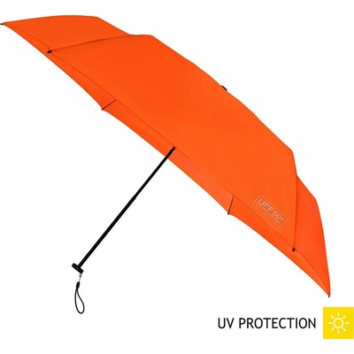 Falconetti skládací lehký deštník SUMMER s UPF ochranou 50+ oranžový