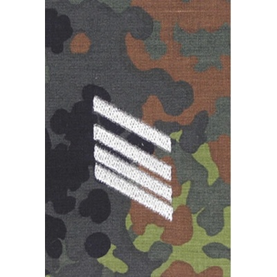 Bundeswehr Výložky BW STABSGEFREITER FLECKTARN/strieborné vyšitie