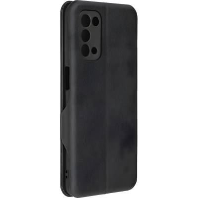 Techsuit - Калъф за телефон портфейл за Oppo A54 5G / A74 5G / OnePlus Nord N200 5G - Черна KP27155