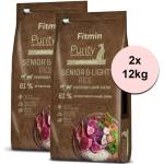 Fitmin Purity Senior & Light Rice Venison & Lamb 2 x 12 кг