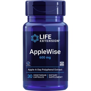 Life Extension AppleWise, 600 mg, 30 капсули, Life Extension (01625 LE)