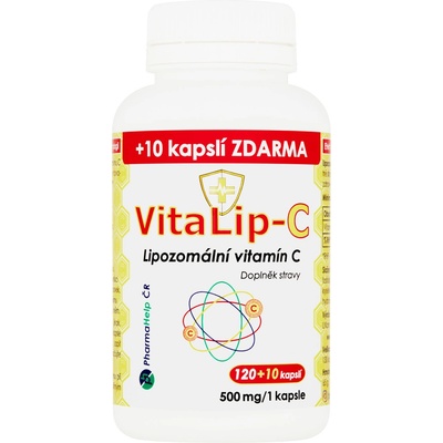 VitaLip-C lipozomální Vitamín C 120+10 kapsúl
