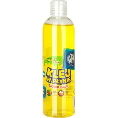ASTRA Tekuté transparentné lepidlo SLIME PVA Žlté, 250 ml