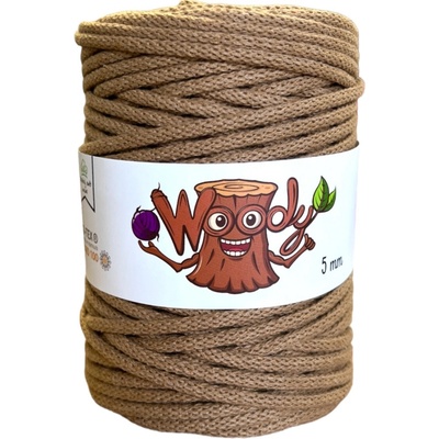 Woody Crafts Woody 5 mm – Světle hnědá (50m)