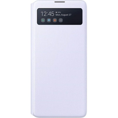 Samsung Оригинален Активен Калъф за Samsung Note 10 Lite S-View Book Case EF-EN770PWEGWW, Бял (EF-EN770PWEGWW)