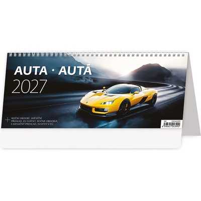 Stolový Auta/Autá 2027