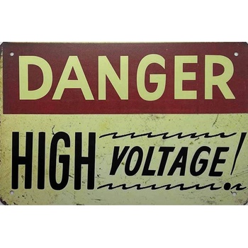 Ceduľa Danger High Voltage