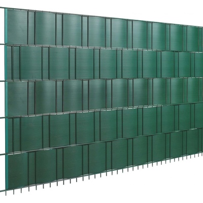 Floraworld Protipohľadové pásy z PVC zelené výška 19 cm dĺžka 201,5 cm 5 pásov