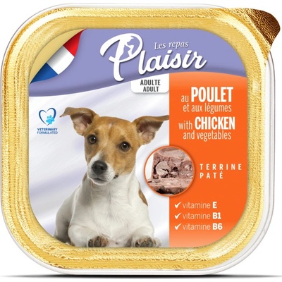 Plaisir Adult Dog kuřecí zelenina 300 g – Zbozi.Blesk.cz