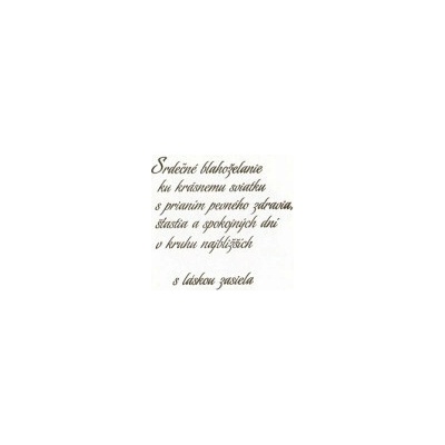 Pozdrav s textom STIVA_B (10-1040) - 60