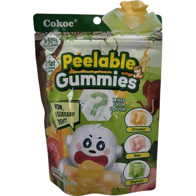 Cokoc Cukríky gumové lúpateľné mix príchutí 60 g