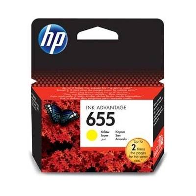 HP 655 CZ112AE жълт (yellow) оригинална касета, след датата на годност (CZ112AE#BHK)