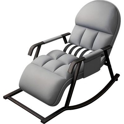 NoBi SAMANTA houpací s polohováním kov látka šedá – Zboží Mobilmania