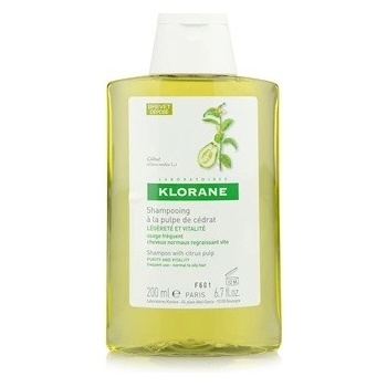 Klorane Cédrat šampon pro normální vlasy Shampoo with Citrus Pulp 200 ml